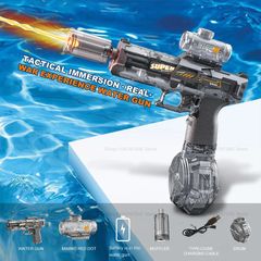 NEW Electric Automatic Water Toy Gun High Powered Water Guns for Adults Kids Without Leaks Water Perfect Pool Toy Water Gun