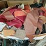 1KG of leather scraps, in varying size and random colours, new good quality genuine leather Image 2