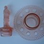 Walther & Sohne  Art Deco Pink Glass  Lady Centerpiece Set Image 3