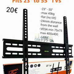 Tv Wall Mount Bracket Flat 23" - 55"