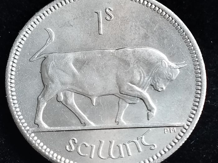 Ireland - 1966 - Shilling - Bull - AU - KM.14a - [2042]