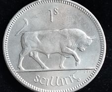 Ireland - 1966 - Shilling - Bull - AU - KM.14a - [2042]