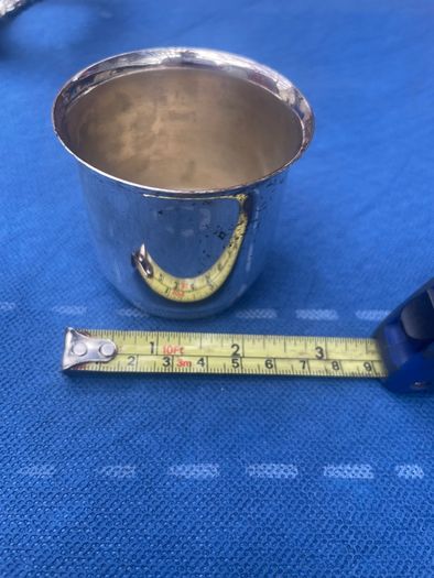 Silver Tray and cups