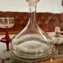 Vintage Full Bodied Red Wine Glass Decanter Original Stopper Image 3