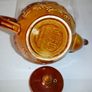 Arthur Wood Hunting Scene Lambeth Glazed  Stonewear Teapot early 1900's Image 4