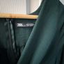 NEW Zara Forest Green Midi Dress - Size 12 / Size Large Image 5