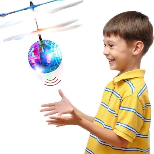 Flying Ball, Kids Toys Remote Control Helicopter Mini Drone Magic RC Flying Toys with Shinning LED Lights Fun Gadgets for Boys Girls Kids Teenagers Adults Indoor Outdoor Garden Games