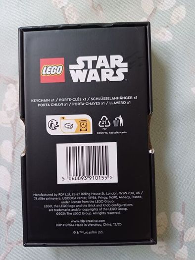 Lego 25th anniversary coin key chain star wars