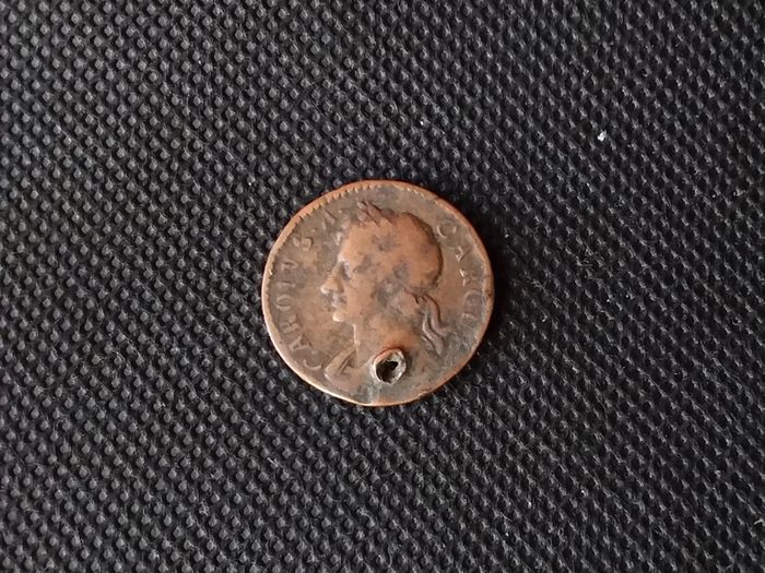 Great Britain : Charles II : 1675 Farthing