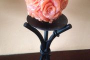 Brand new Cast Iron Candle holder with scented candle