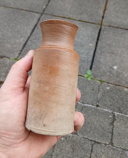 Stoneware ink bottle