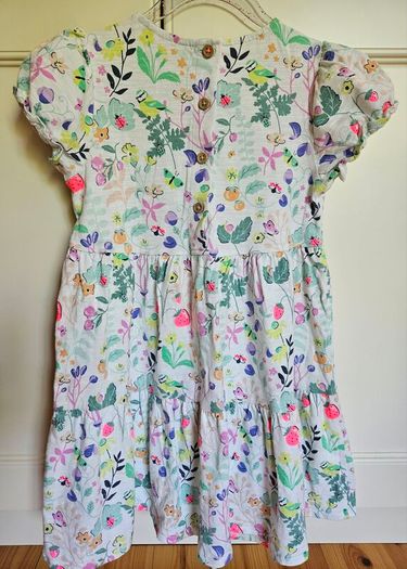 M&S Girls Summer Colourful Dress 6-7 Years