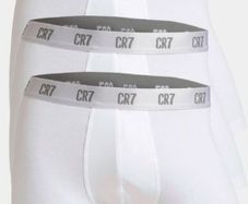 Cristiano ronaldo cr7 white basic 3-pack trunk boxer briefs men's underwear