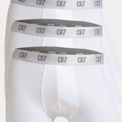 Cristiano ronaldo cr7 white basic 3-pack trunk boxer briefs men's underwear