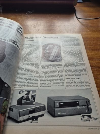 Vintage Popular Science January 1986