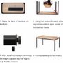 Computer Desks Home Office Desk Table 120cm x 60cm Workstation Writing Desk Wooden Study Desk Image 6