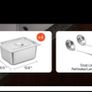 Buffet Food Warmer Stainless Steel 4 Pans with Glass Shield Commercial Countertop Bain Marie 220v Image 4
