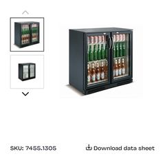 Combisteel back bar cooler