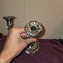 Pair of Silver Art Nouveau Candlestick Holders Image 7