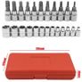 Hand Tool Set Mechanics Kit 46 Piece Precision Screwdriver DIY with Hard Case for Maintenance Work Repair Image 4