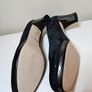 Gabor suede leather black platform block heel court shoes RRP 90 euro size UK 5.5 new Image 5