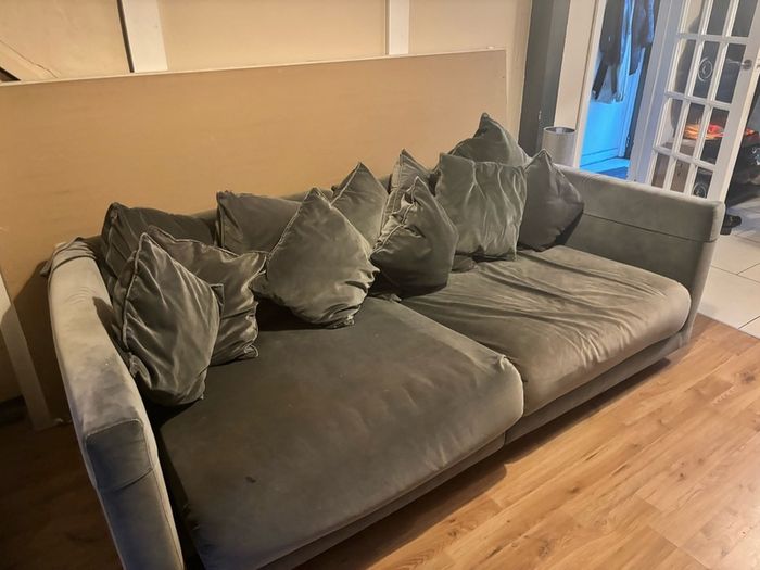 grey sofa