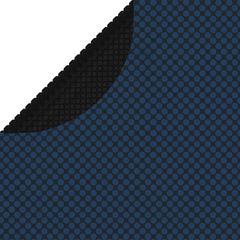 Floating PE Solar Pool Film 488 cm Black and Blue