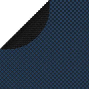 Floating PE Solar Pool Film 488 cm Black and Blue