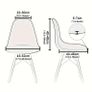 Chair covers (x 4) - light sage green Image 4
