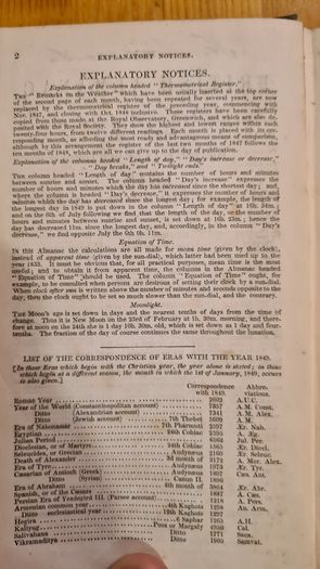 British Almanac And Companion 1849.. Hardback In Good Condition.