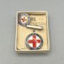 1951 Junior Red Cross Proficiency Badge Original Backing Card and Box + 1 Bonus Image 9