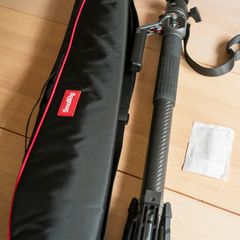 Smallrig 5564 166.5cm / 65.6" Carbon Fiber Monopod One-Touch Height Adjustment, Max. 5kg Playload Ball Head