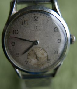 Vintage Omega 1920s Military WWII  Mens Wrist Watch Original Swiss made Runs well
