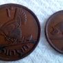 1942 Irish Penny & 1942 Irish Half Penny. Image 3