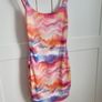 Bnwt Tie Die Double Strap Bodycon Dress Free Postage Image 2