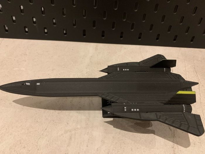 SR-71 Blackbird 3D printed (Free Postage)