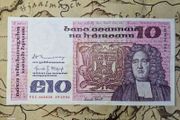 10 Pound B Series 19/10/81 Irish Note