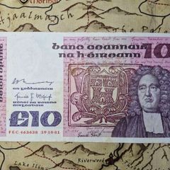 10 Pound B Series 19/10/81 Irish Note