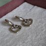 Pandora linked sister hearts split dangle charm. Very good condition hallmarked Image 7