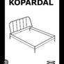 Ikea double bed frame Image 3