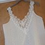 Shein White  Sleevless  Top   S. L 14.  (No Stretch In the Material). New - No Tag. Image 2