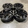 17" Inch Ford Fiesta Alloy wheels 4x108 63.4 TI TDCI ECOBOOST Gloss Black Machined Image 2