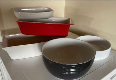 Garden pots and food dishes