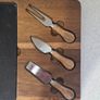 Acacia Wood & Slate Cheese Board Set with 3 Cheese Tools Image 6
