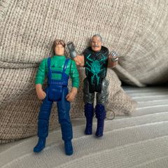 Vintage MASK Figures - Miles Mayhem (Wolfbeast) and Jacques Lafleur - 1980s Kenner