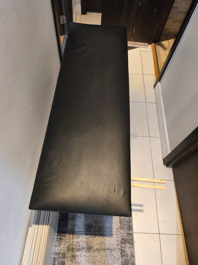 Luxury Black Leather Headboard (Double bed)