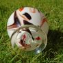 Handblown glass vase. Opaline glass, Coloured glass vase,Home decor. Flower vase. Image 2