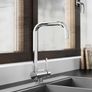 Schutte Fold Flat Tap, Chrome Single Lever Sink Mixer Tap Image 8