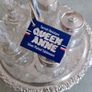 Queen Anne silver plated and crystal shakers 5 piece set on carrier tray new with tag Mayell/ crystal salt and pepper shakers Image 2