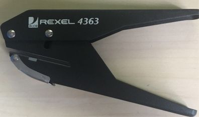 Rexel 4363 Single 6mm Hold Punch Metal Capacity 20 sheets Black